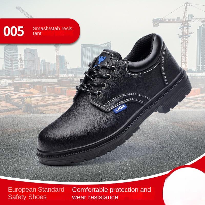 Обувь Labor Insurance Мужская противоударная, противопрокольная, водонепроницаемая, легкая, удобная и нескользящая защитная рабочая обувь 35