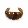 Hot Sale Smudge Coffee Resin Bracelet Ladies Arc Bracelet Girlfriend Ring Fashion Premium Jewelry