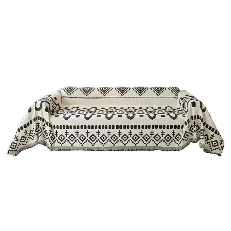 Bohemian Chenille Sofa Cover Cloth Sofa Blanket Cover Full Cover Universal Couch Towel Cover Dust Proof Sofa Cushion Cover