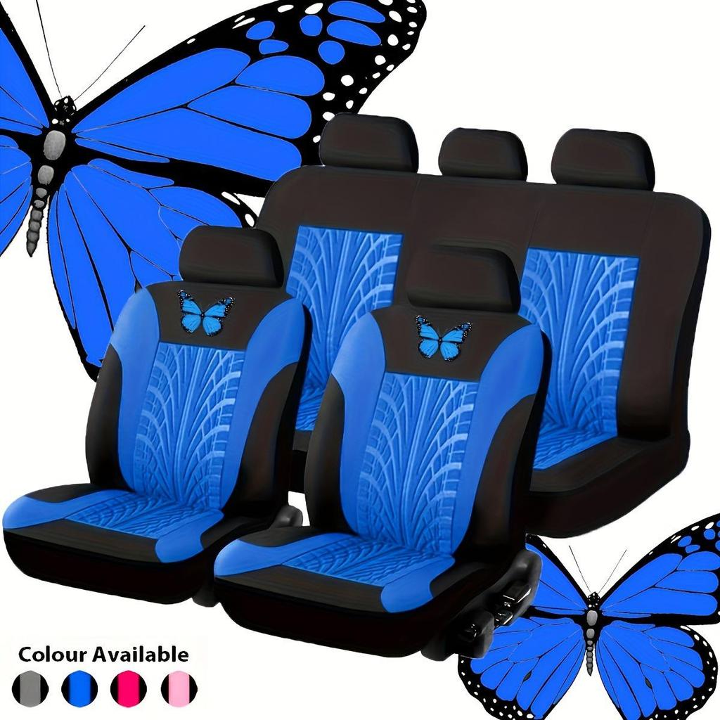 Universal Butterfly Print Car Seat Cover