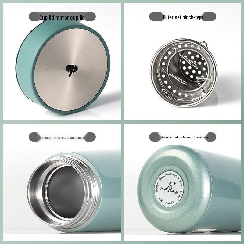 WANXIANG F38 Stainless Steel Insulated Mug with Tea Filter