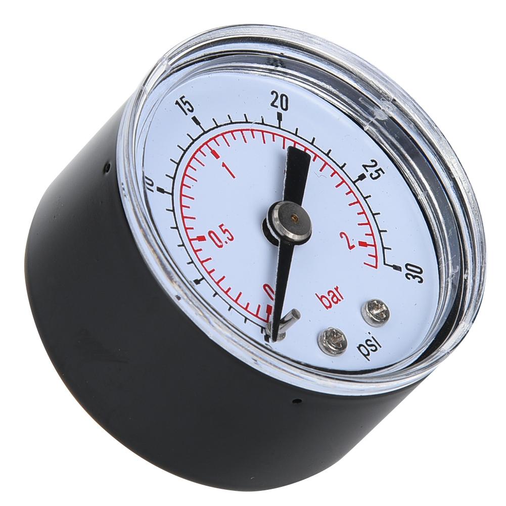 Mechanical Pressure Gauge for   Oil Water 1Celsius8inch BSPT Back Connection (0-15psi 0-1bar)