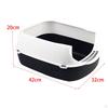 Cat High Side Sifting Anti Splashing with Litter Shovel Open Top Tray for Indoor
