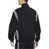 Nike DNA Crossover Striped Stand Collar Zip Casual Long Sleeve Basketball Jacket Men jackets Black FN2867-010