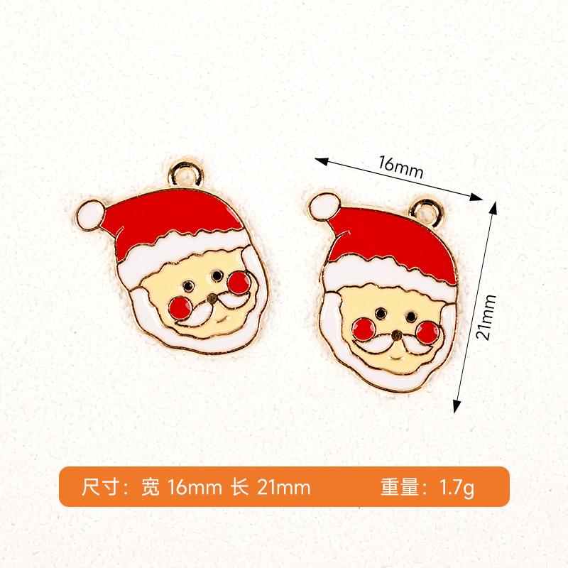 DIY jewelry accessories Christmas alloy accessories Alloy elk decoration American pendant Creative oil drop pendant