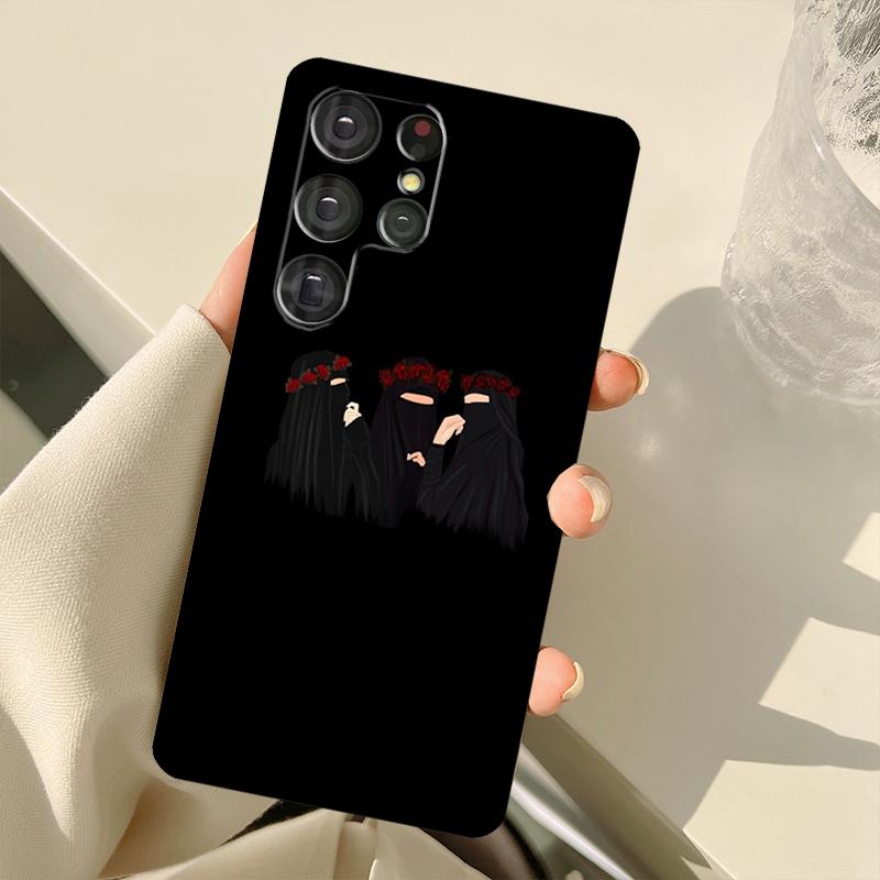Muslim Islamic Hijab Gril Case For Samsung Galaxy S23 Ultra S21 S22 S24 S25 Ultra S9 S10 Plus S25 FE S20 FE Back Cover
