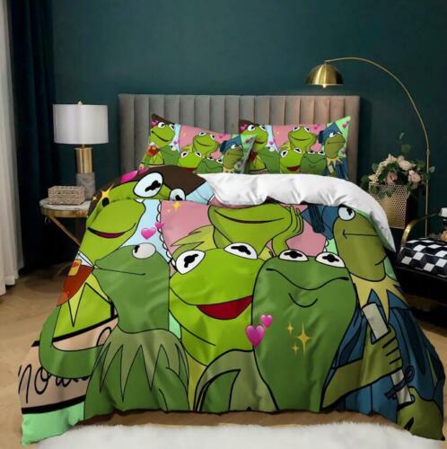 Tree Frog Doona Quilt Duvet Cover Set Pillowcase Single Double Queen Size Bed AU