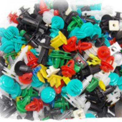 Clip di Fissaggio Rapido Mista per Carrozzeria Auto Spingere Fermo Spina Rivetto Paraurti Pannello Rivestimento Porta Fermo Kit Fissaggio Fibbia in Plastica Nylon