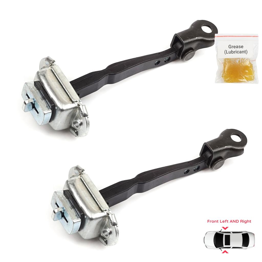 EDP1252-1 2 Pieces Front Left AND Right Door Catch Hinge Brake Stop Check Strap Limiter for Renault Kadjar Nissan Qashqai MK2 J11 804304EA0A