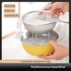 Stainless Steel Salad Mixing Bowl With Scale For Household Kitchen Knead Dough Baking Cooking Cream Tableware