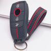 Key Cover for Mercedes-Benz A Class W177 B Class W247 C Class W206 E Class W213 S Class W222 GLC GLE GLS CLA GLB GLA with Keychain Key Shell Accessory