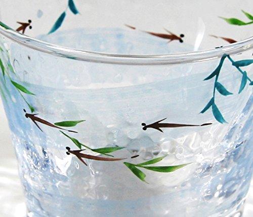 Kyoto Iroe Glas „Junge Blätter“ Gratisglas (Geschenkverpackung) Medaka