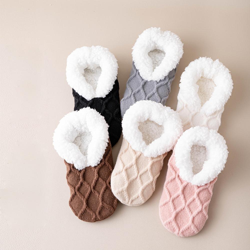 Thickened Floor Socks Solid Sleep Sock New Carpet Home Socks  Women