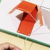 1/2Pcs Pull String 3D Geometry Learning Book with 12 Solids DIY 3D Geometry Model Kit with Braided Rope Volume Surface Area Formulas Teaching Toy