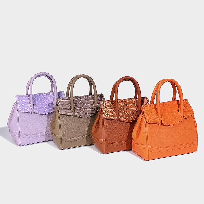 Crocodile Pattern Handbag Trendy New Women's Bag Fashionable Versatile Single Shoulder Oblique Span Bag