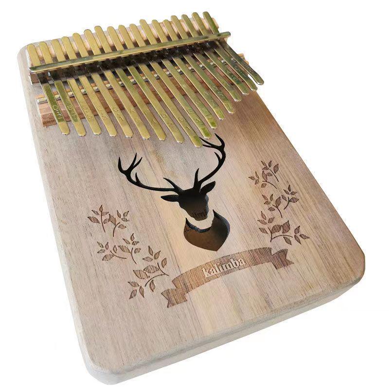 17-Key Kalimba Thumb Piano DIY Kit - Ideal Gift for Girls and Music Teaching, with Finger Piano Accessories for Relaxation