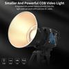 Flagship ZHIYUN MOLUS B200 200W LED Video COB Photography Lighting Compact Body with Bowens Mount [Official Store] Light, Bi-Color Light,