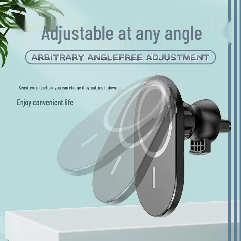 15W Magnetic Wireless Car Charger with Air Vent Holder
