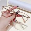TR90 Luxury Myopia Glasses Women Anti Blue Light Nearsighted Eyeglasses Elegant Clear Green Cat Eye For Distance Vision