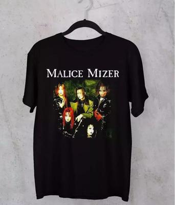 Malice Mizer Band Sur TV Shirt Klassiek Zwart Heren Unisex S-5XL Unisex T-shirt