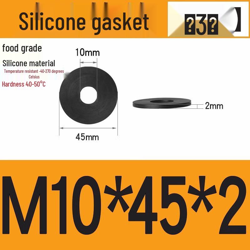 Silicone High-Temp Waterproof Gasket & Shock Absorbing Seal Pad