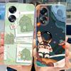 For Cover Oppo A58 4G CPH2577 Case Love Heart Butterfly Cover Shell For Oppo A78 5G 4G CPH2565 Soft Clear TPU Bumper Etui