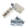 Set of 2 ABS Plastic and Metal Cupboard Hangers with Wall Brackets for Durable and Adjustable Wall Cabinet Installation