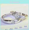 Elegant Fashion Women Jewelry Design Korean Open Luxury Couple Rings With Timeless Appeal