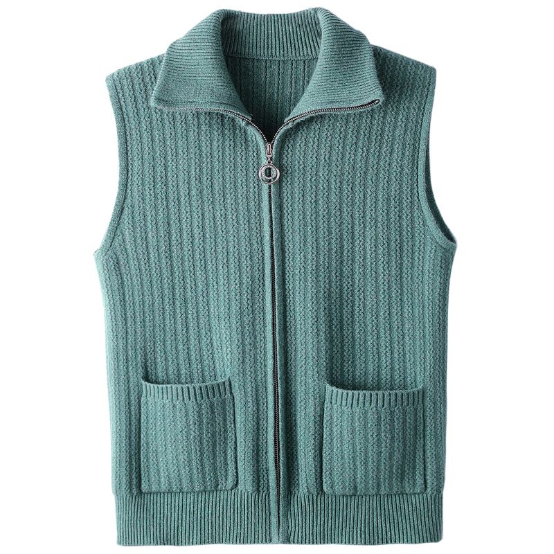 Strickweste für den Frühling für Mütter und ältere Frauen im mittleren Alter und im Herbst, kurze Strickweste