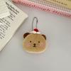 Adorable Double-Layer Cartoon Hamburger Bun Plush Hairpin for Babies