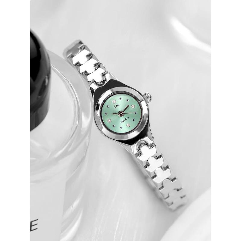 Ceasuri UTHAI Pentru Femei Marcă de Lux Ușoară Brățară Rafinată și Compactă din Aliaj Tendință de Modă Student Set Diamante Ceas Quartz