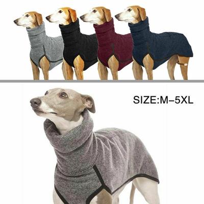 Apparel Greyhound Costumes Harness Vest Dog High Collar Sweater Pet Hoodie Coat Pitbull Coat Jacket