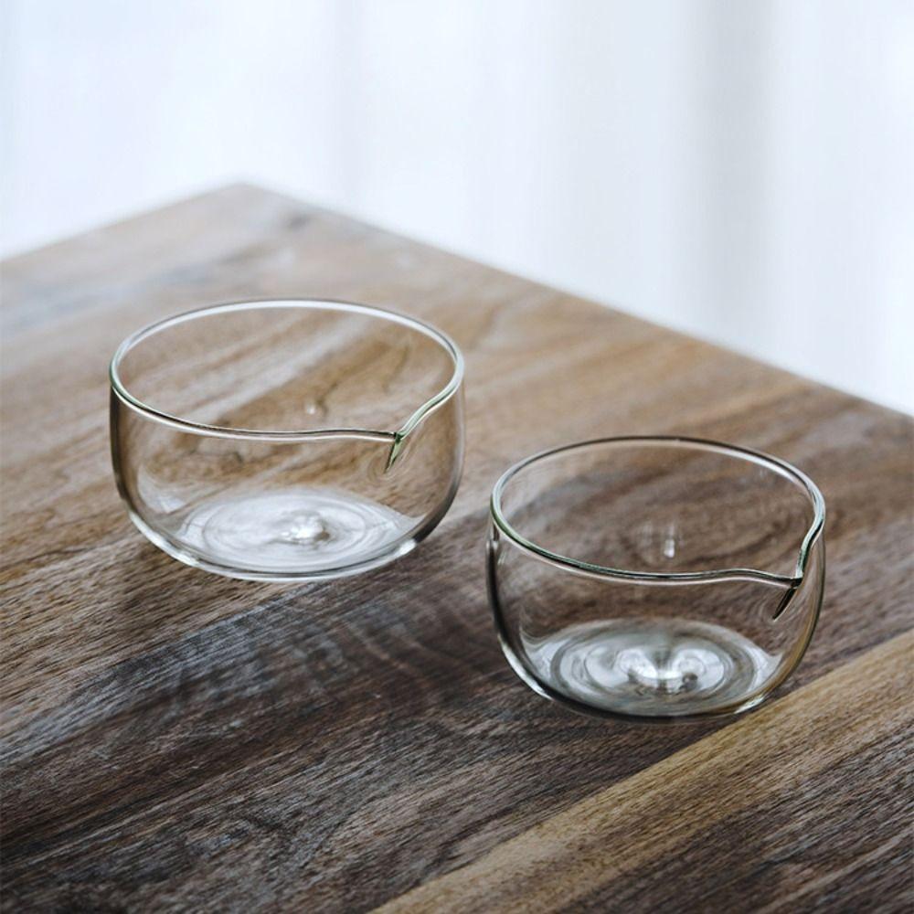 350/600ml Salatschüssel Hitzebeständig Matcha-Schale Mehrzweck Glasrührschüssel Joghurt