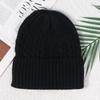 Angola rabbit fur warm solid color light board autumn and winter versatile candy color vertical stripe knitted hat women