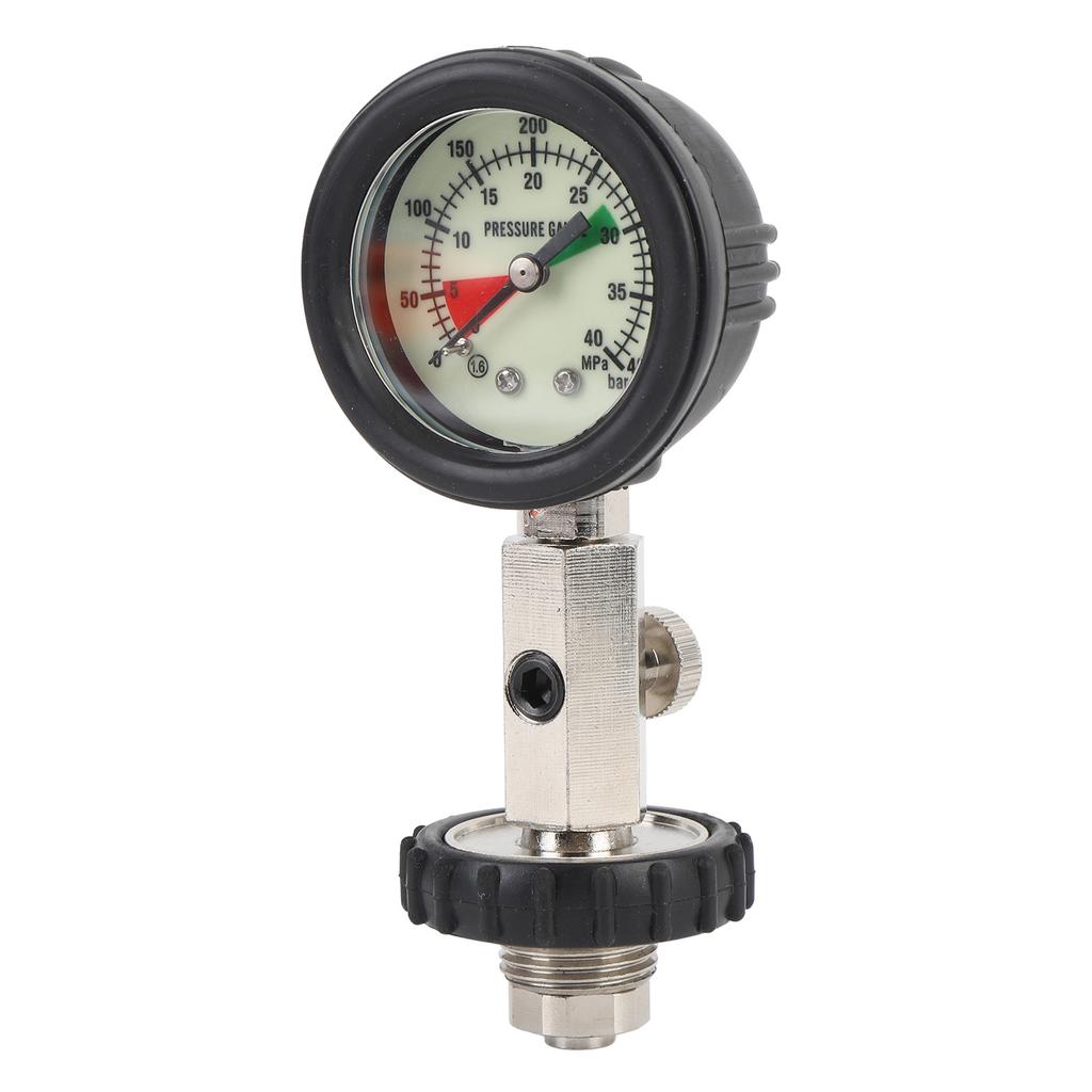 Scuba Pressure Gauge Luminous High Accuracy Multifunctional Portable Oxygen Cylinder Pressure Gauge