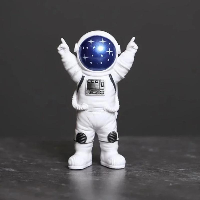 3/4 szt. Figurka Astronauty Statua Figurka Kosmonauta Rzeźba Edukacyjna Zabawka Dekoracja Biurka Domu Model Astronauty Dla Dzieci Prezent