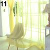 Wedding Party Decor Pure Color Valances Door Window Curtain Drape Panel Sheer