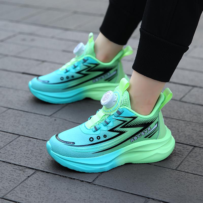 Children's Flat Shoes Non-slip Casual Sneakers Boys Girls Running Shoes Outdoor Sports Trainers Breathable Mesh Kids Shoes