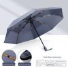 Double-Layer Umbrella for Both Rain and Sun, Reinforced Folding Umbrella for Men and Women, Fully Automatic, Super Strong Sun Protection and Uv