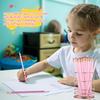 24 Pcs Round Pencils with Eraser HB Cute Pencils Bulk for School Graphite Wood Color Unsharpened Pencil for Drawing Sketching Wedding School Teacher