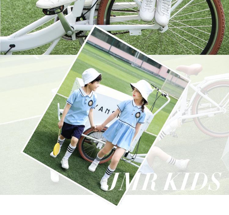 Verão 2019 Uniforme de Formatura Britânico para Escolas Primárias e Secundárias para Jardim de Infância