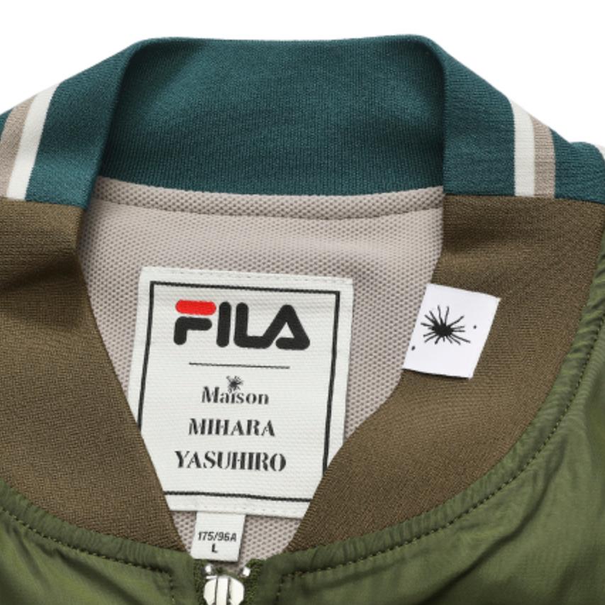 Fila Color Block Casual Knit Jacket Men Jackets Green F11M233501F-KK