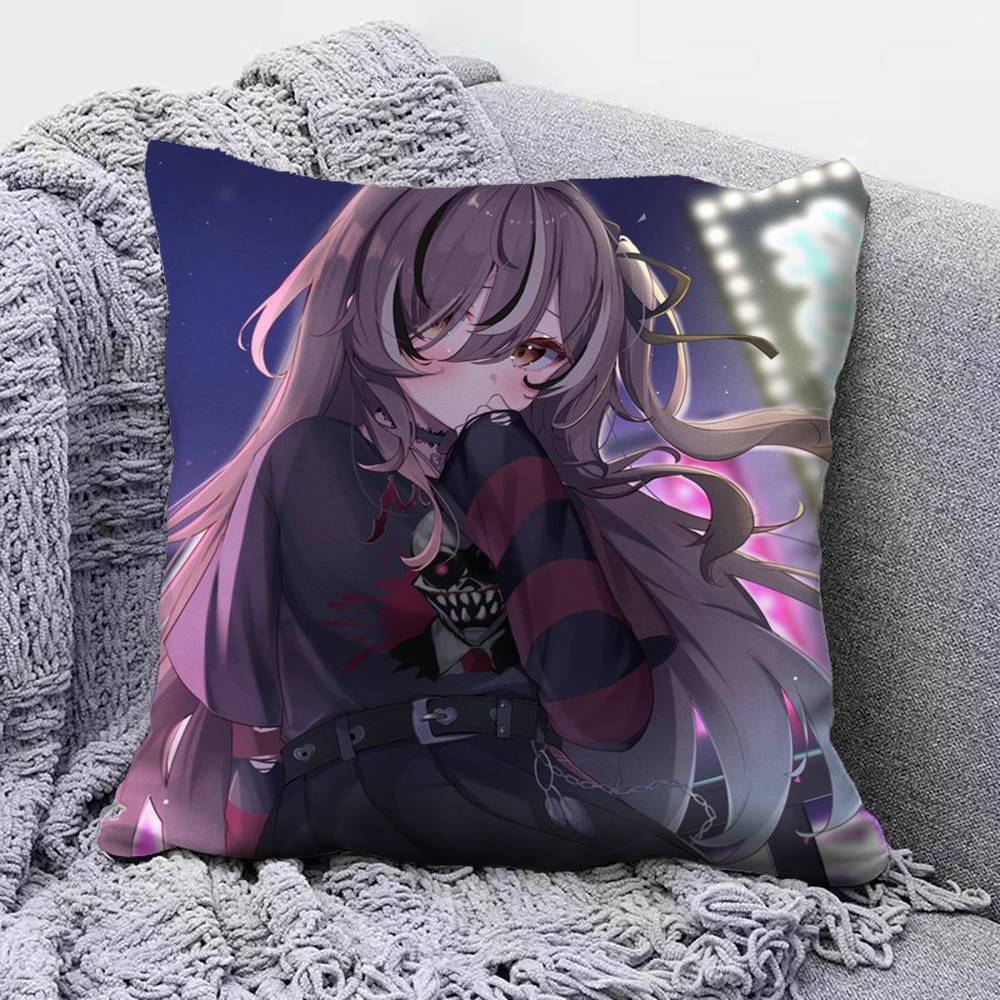Moon Nanashi Mumei Home Sofa Cushion Covers and Aecorative Custom Pillow Covers
