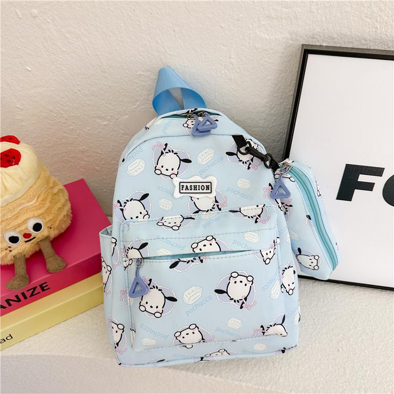 Adorable Cartoon Nylon Backpack For Kids School Or Outdoor Activities Unisex