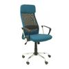 Silla De Direction Ergonomique PIQUERAS Y CRESPO Esteras - Malla Transpirable - Tissu Turquesa