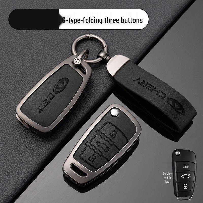 High-End Voll-Schlüsselhülle für Chery 5x, Tiggo 3x, Exeed TX, Tiggo 7 - Unisex Design