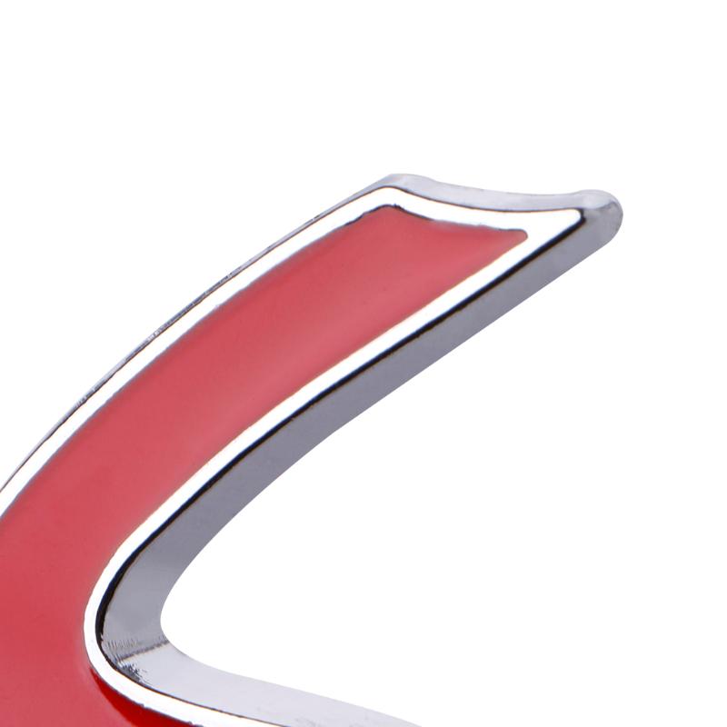 Metall 3D S främre galler emblem Dekal för Mini Cooper R50 R52 R53 R56 R57