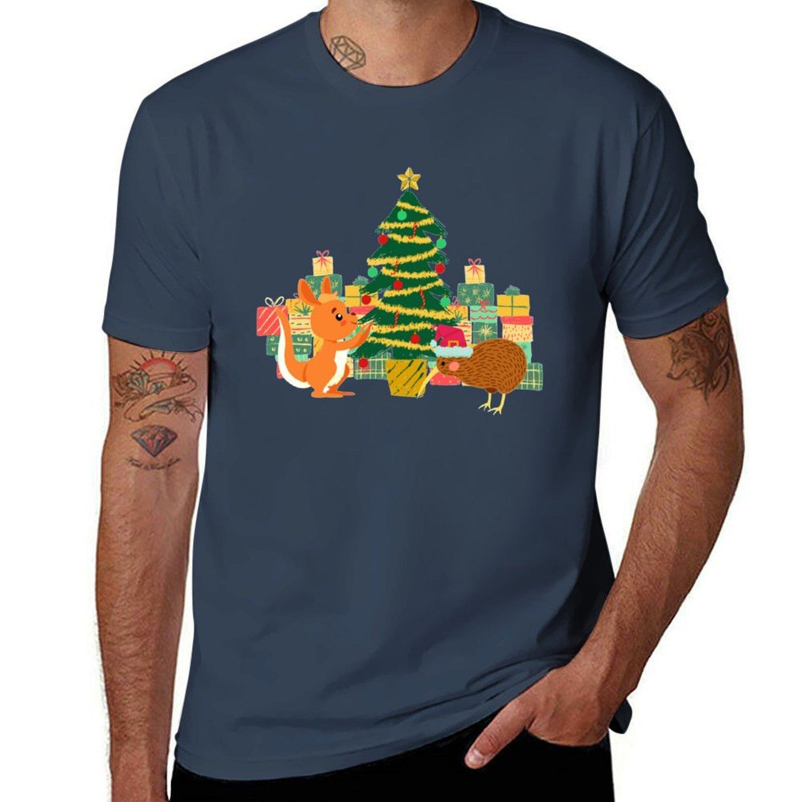 Christmas Down Under Tshirt Christmas Casual Tee Shirt S