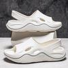 Fashion Soft Sole Slippers Men SummerNon-Slip Beach Man Comfortable Thick Bottom Platform Sandals Casual EVA Lightweight Walking Beach