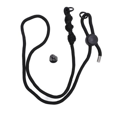 Camera Strap Black Nylon Neck Shoulder Strap with Quick Release Buckle Stylish Camera Anti Lost